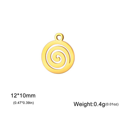 Přívěsek malá spirála chirurgická ocel dvě barevné varianty