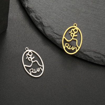 Pendant LIZARD surgical steel