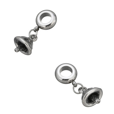 The mushroom pendant can also be used as a surgical steel hook