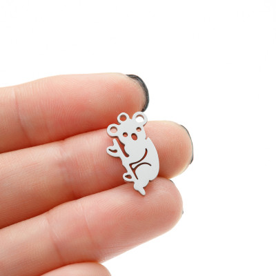 Přívěsek koala chirurgická ocel dvě barevné varianty