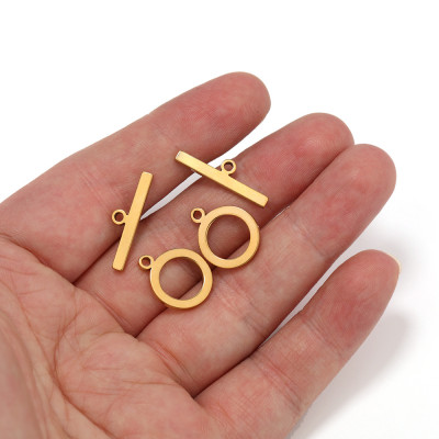 American steel clasp flat 13,5mm ring