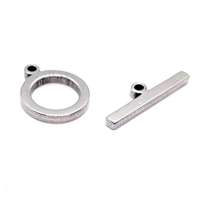 American steel clasp flat 13,5mm ring