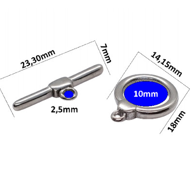 American heart clasp surgical steel