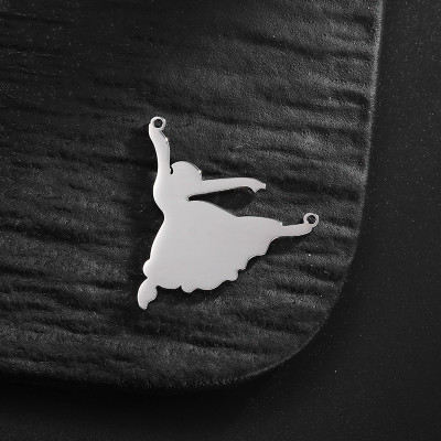 Connector ballerina surgical steel two combinations