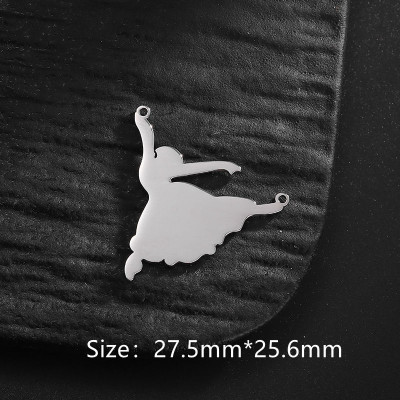 Connector ballerina surgical steel two combinations