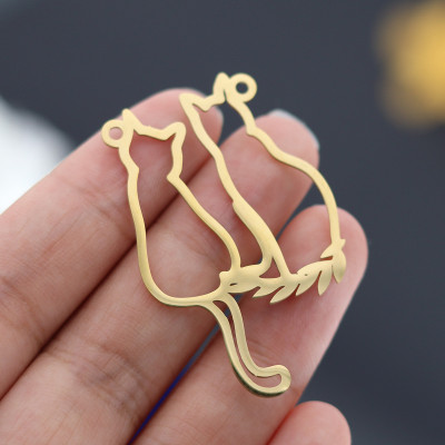 Konektor sedící kočky chirurgická ocel dvě kombinace