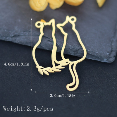 Connector sitting cat surgical steel two combinations