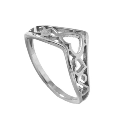 Surgical steel owl pendant