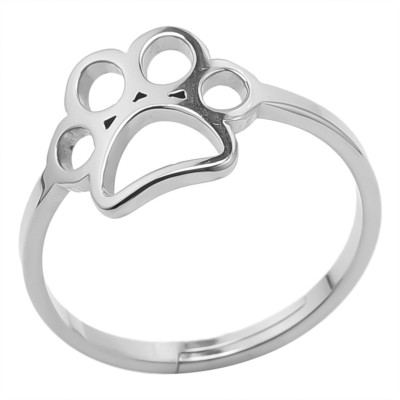 Prsten s tlapkou chirurgická ocel