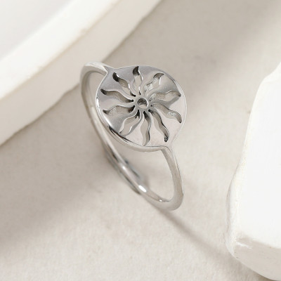 Surgical steel owl pendant