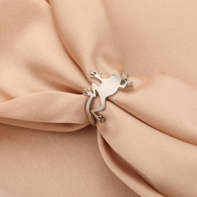 Prsten s žabkou chirurgická ocel