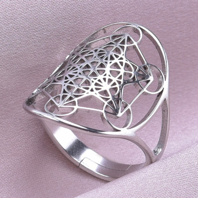 Surgical steel owl pendant