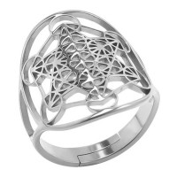 Virgin Mary surgical steel pendant