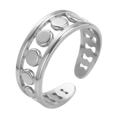 Surgical steel owl pendant