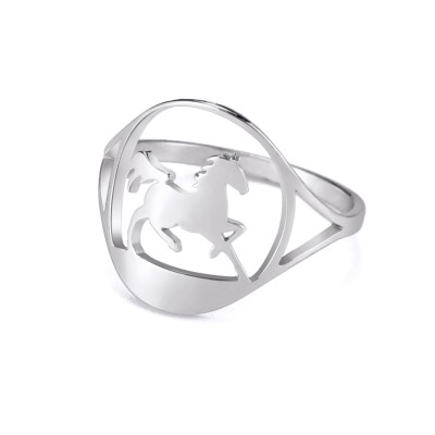 Surgical steel owl pendant