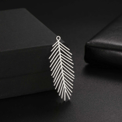 Surgical steel owl pendant