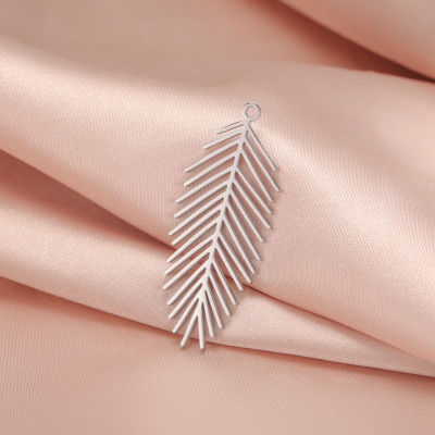 Surgical steel owl pendant