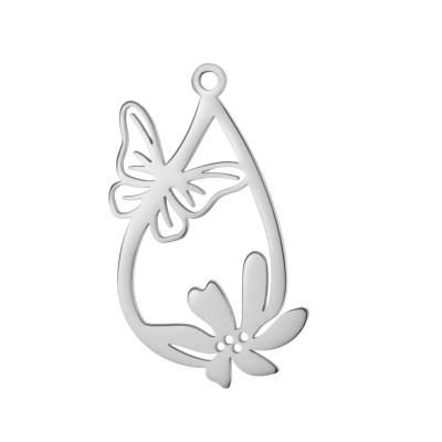 Pendant LIZARD surgical steel