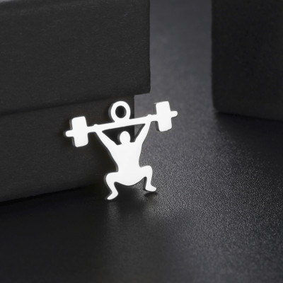 Pendant LIZARD surgical steel