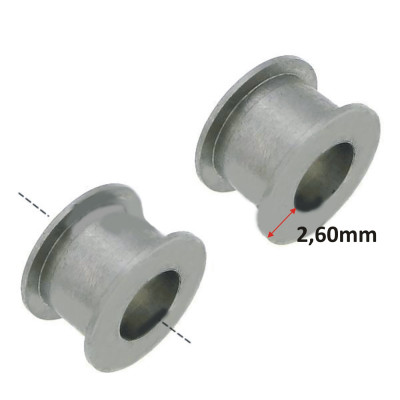 Large bead case, surgical steel