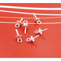 Háček s miskou 4mm AG 925/1000