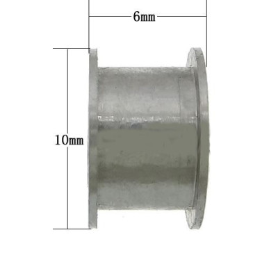 Large bead case, surgical steel