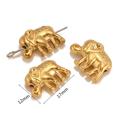 Bead decorated elephant