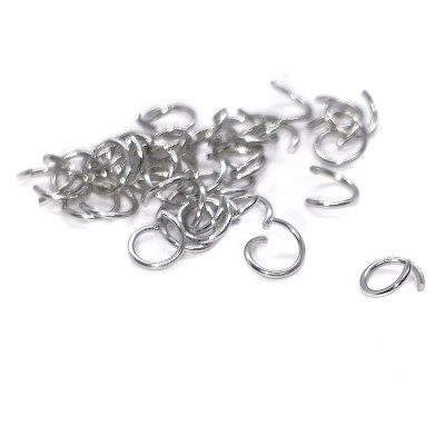 Otevřený spojovací kroužek z chirurgické oceli 5 x 0,6mm