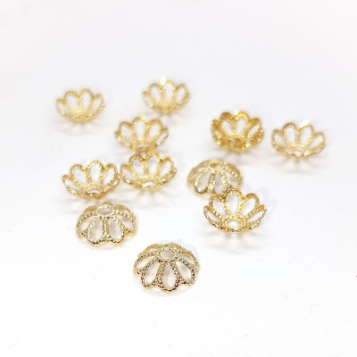 Filigree chapel in gold galvanized surgical steel