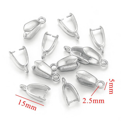 The upper shell is smooth from surgical steel