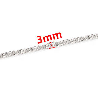 Double Ball Chain Fabric – 1.5 mm 304 Stainless Steel