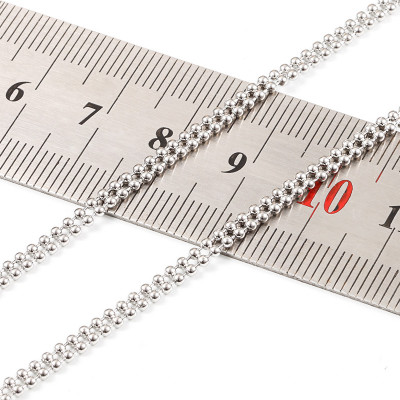 Double Ball Chain Fabric – 1.5 mm 304 Stainless Steel