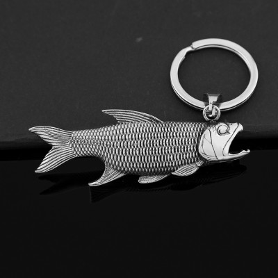 Přívěsek na klíče ryba chirurgická ocel