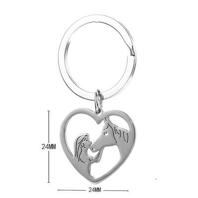 Surgical steel owl pendant