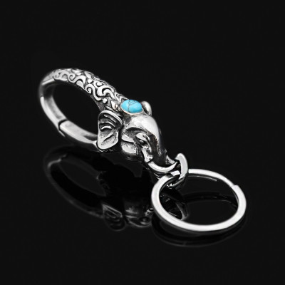 Surgical steel owl pendant