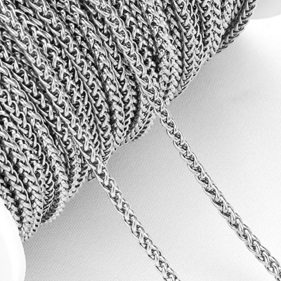 Řetízek se splétanými očky 3 nebo 3,5mm chirurgická ocel