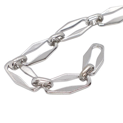 Fine chain with 3.5 mm plastic black balls surgical steel