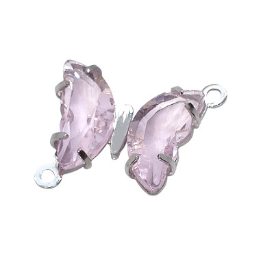 Bowtie pendant surgical steel without galvanization