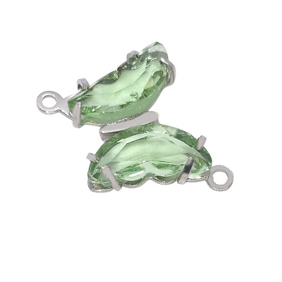 Bowtie pendant surgical steel without galvanization