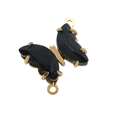 Bowtie pendant surgical steel without galvanization