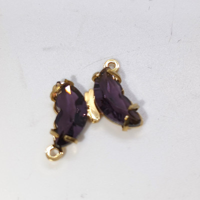 Bowtie pendant surgical steel without galvanization