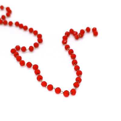 Řetízkovina s barevnými kuličkami