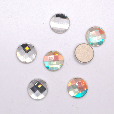 Preciosa Chessboard Circle 10mm Crystal nebo crystal AB