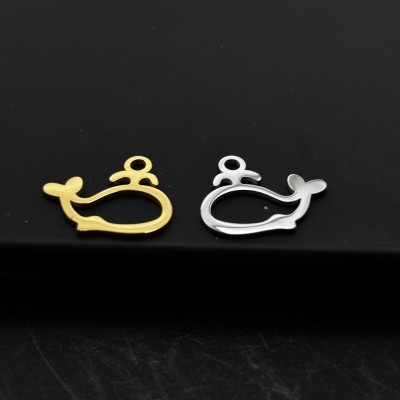 Přívěsek velryba vykrajovaná chirurgická ocel