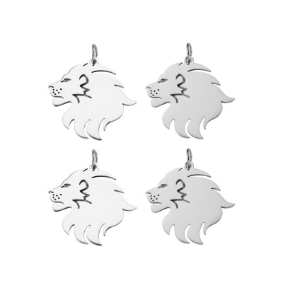 Surgical steel owl pendant