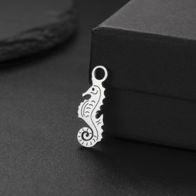 Micka cat pendant, surgical steel, two color variants