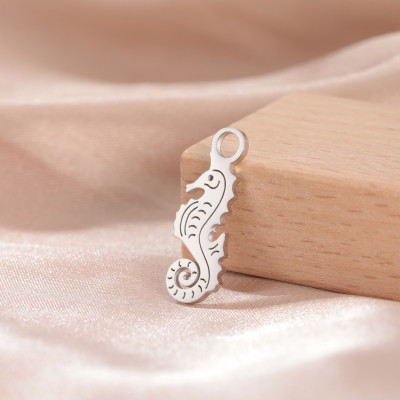 Micka cat pendant, surgical steel, two color variants