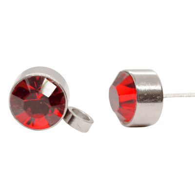 Puseta se šatonem barvy Red Velvet gold z chirurgické oceli