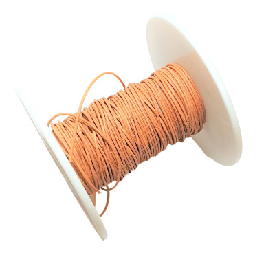 Genuine cowhide strap round diameter 1mm