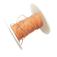 Genuine cowhide strap round diameter 1mm